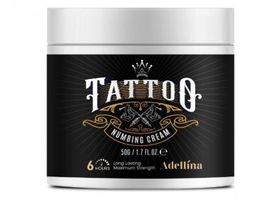 Adellina Maximum Strength Tattoo Numbing Cream - 50 gram Pack