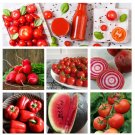 Red Heirloom Vegetables Garden Seed Collection