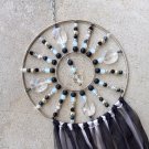 Large Mandala Beaded Sunlight Suncatcher Black