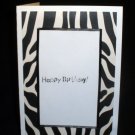 Handmade Card - Zebra Birthday