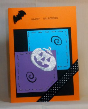 Handmade Card - A Stitched Halloween