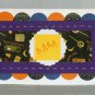 Handcrafted Card - Stitched Halloween Candy Corn