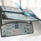 Handmade - Snowy Ribbon Gift Card Holder