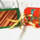 Handmade - Red, Green, Silver & Gold Christmas Gift Tags