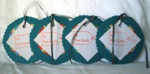 Handmade - From Santa Christmas Gift Tags
