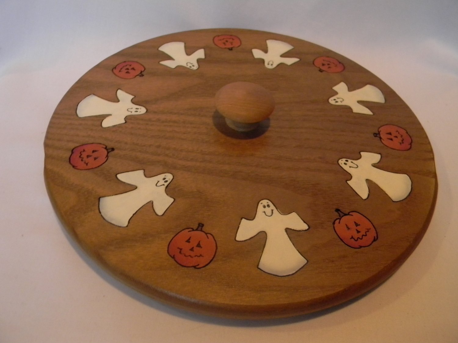 Longaberger K.S. Lanam Halloween Lid for Longaberger Darning Basket