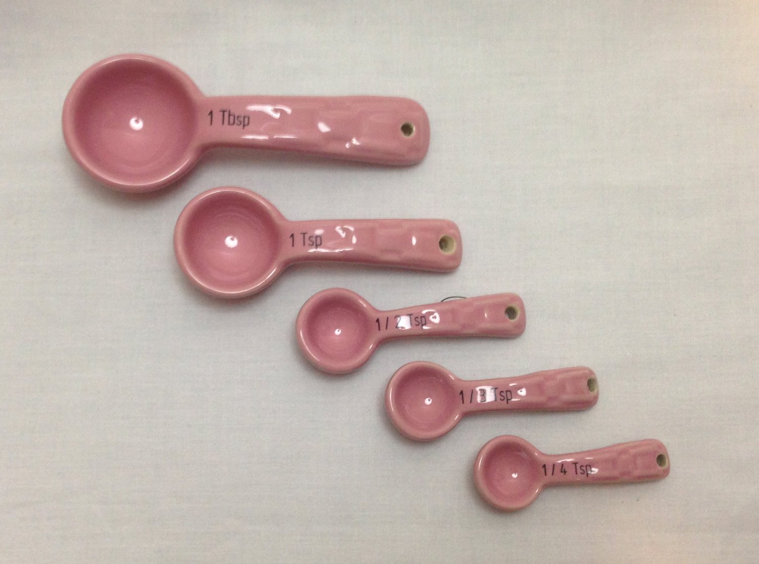 Longaberger Woven Traditions Pink Measuring Spoons