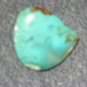 Blue chrysocola freeform cab 3.5x3.5 cm