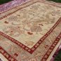 High Quality Hand Made Vegetable Dyed Peshawar Oriental Chobi Rug Carpet 9x6 i70715