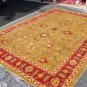 Hand Made Vegetable Dyed Peshawar Oriental Chobi Rug 12x9 i70727