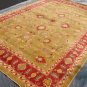 Hand Made Vegetable Dyed Peshawar Oriental Chobi Rug 12x9 i70727