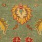 Hand Made Vegetable Dyed Peshawar Oriental Chobi Rug 11x8 i70728