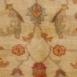 Rare Hand Made Vegetable Dyed Peshawar Oriental Chobi Rug 12x8 i30731