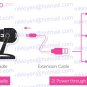 STAND & POWER FOR MINI WIRELESS PORTABLE WIFI SPY IP CAMERA FOR IPHONE & ANDROID