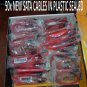 LOT OF 50 NEW SERIAL SATA DATA CABLES SEALED IN PLASTIC CHEAP PRICE