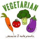 Kawaii T-Shirt - Size XL - Unisex White - Vegetarian