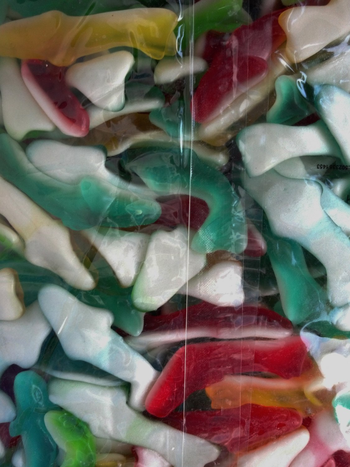 Gummy Sharks Assorted Colors 5 lbs