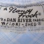 Nancy Frock, Dan River Fabric, Blue and White Plaid Housedress