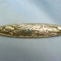 *Pretty Filigree Patterned Goldtoned Pin, Probably Vintage Replica