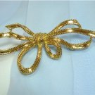 *Trifari Goldtoned "Bow" Brooch/Pin, Elegant Redo of 1942 Phillipe Design