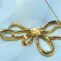 *Trifari Goldtoned "Bow" Brooch/Pin, Elegant Redo of 1942 Phillipe Design