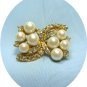 *Pretty Clip by Premier Designs, Rhinestones and Faux Pearls in Goldtoned Metal