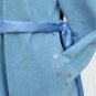 Classic Vintage Nat Kaplan: Impeccable Styling in Soft Blue Ultrasuede Dress