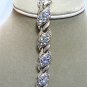 *Vintage Coro Silvertoned Necklace Sparked with Swirls of AB Rhinestones