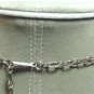 *Vintage Coro Silvertoned Necklace Sparked with Swirls of AB Rhinestones