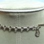 *Vintage Coro Silvertoned Necklace Sparked with Swirls of AB Rhinestones