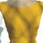 Stunning Lillie Diamond Special Occasion Dress: Antique Gold/Topaz, Dramatic Back Detail