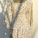 Elegant Sequined Lace Dress by Tee-ca:  Perfect for Mother of the Bride, Party, Special Occasion