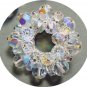 *Glittering AB Crystal Vintage Brooch/Pin and Earrings: Rainbows of Color
