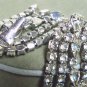 *Vintage Rhinestone Earrings in a Waterfall: Clear Teardrop and Chaton Cuts to Move and Sparkle