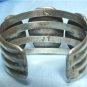 *Turquoise and Sterling Silver "Old Pawn" Bracelet, Signed JT, Great Piece!