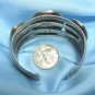 *Turquoise and Sterling Silver "Old Pawn" Bracelet, Signed JT, Great Piece!