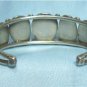 *Graduated Turquoise Stones Mounted in Sterling Silver "Old Pawn" Bracelet
