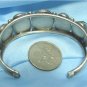 *Graduated Turquoise Stones Mounted in Sterling Silver "Old Pawn" Bracelet
