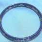 *Dainty Vintage Cloissone Bracelet Done in Blue with Delicate Pastel Flowers