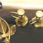 *Corocraft Vintage Brooch/Earrings Set: Lovely Roses, 14KGF, with Box