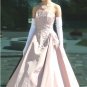 Pale Mauve 60's Beaded Ball Gown by Emma Domb: Vintage Formal, Sophisticated Elegance