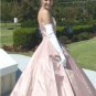 Pale Mauve 60's Beaded Ball Gown by Emma Domb: Vintage Formal, Sophisticated Elegance