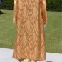 Vintage Peach/Gold Brocade Evening Coat: Elegant Style for Special Occasions