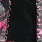 1940's Emma Domb Hot Pink/Black Taffeta Plaid 2Pc Evening Gown: Vintage Style, Classic Beauty