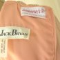 Scrumptuous Vintage Jack Bryan Coral Chiffon Long Dress w/Silver & Crystal Sequins/Beading