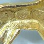 Cute Goldtone Poodles Belt Buckles, Mimi di N, Estate Set