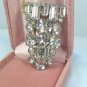 Large and Dramatic:  Vintage Sparkling Rhinestone Dress Clip:  Unsigned Eisenberg?,