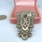 Large and Dramatic:  Vintage Sparkling Rhinestone Dress Clip:  Unsigned Eisenberg?,
