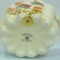 Sweet Porcelain Handled Basket, Takahashi "East Wind",  Floral Motif