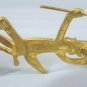 Daredeveil Unicyclist (Clown Perhaps?) Wheels By on Goldotned Bob Mackie Pin w/RS